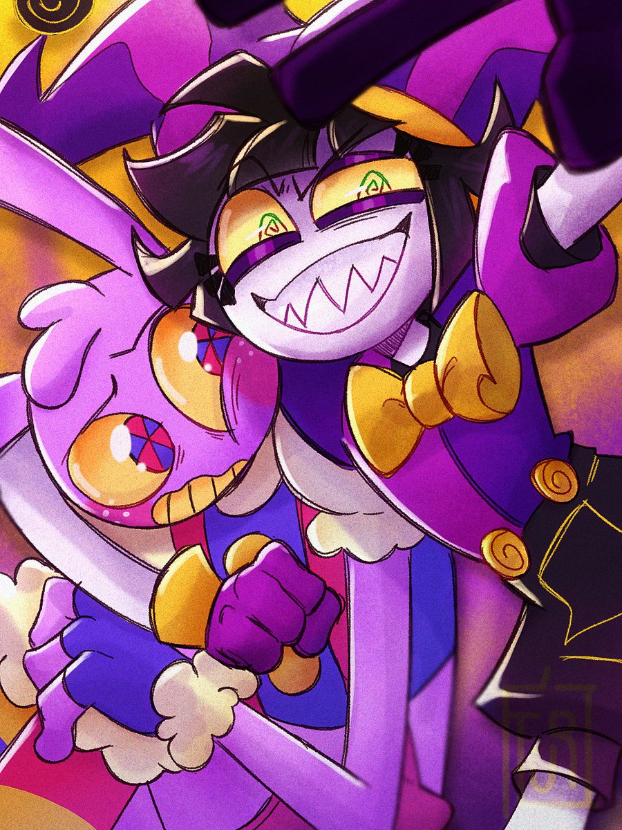 fleuringo's tweet image. 🎶 Just a little bit bad~ 🎶 (I&apos;ve been obsessed with this song so much) 
#TheAmazingDigitalCircus #TADC  #Funnybunny