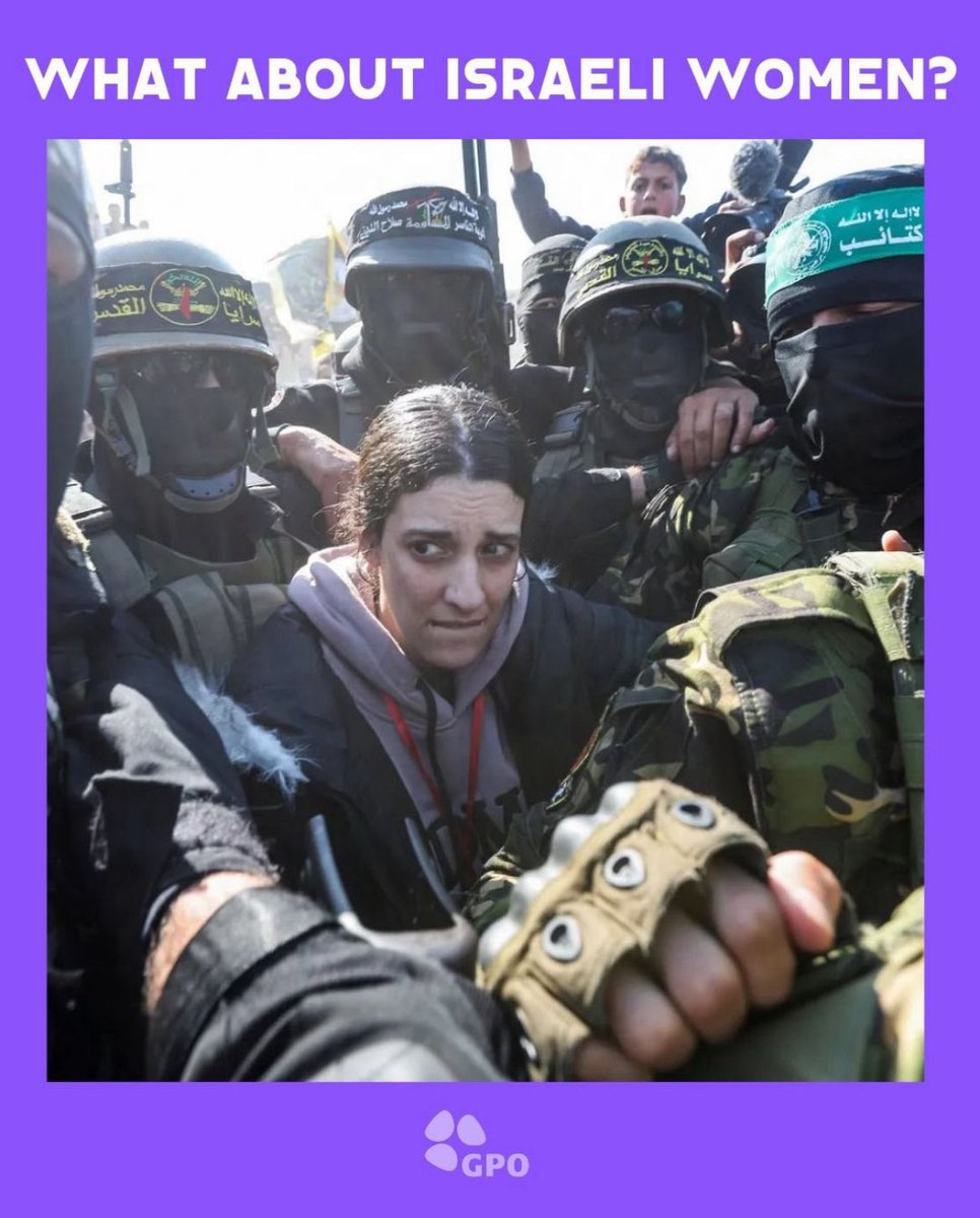 Why is it, that when it comes to Israeli women, the world is silent?
Today is International Day for Elimination of Violence Against Women.
We will not forget the violence, torture and terror that Hamas terrorists committed on October 7, 2023.
<a href="/GPOIsrael/">Government Press Office 🇮🇱</a>