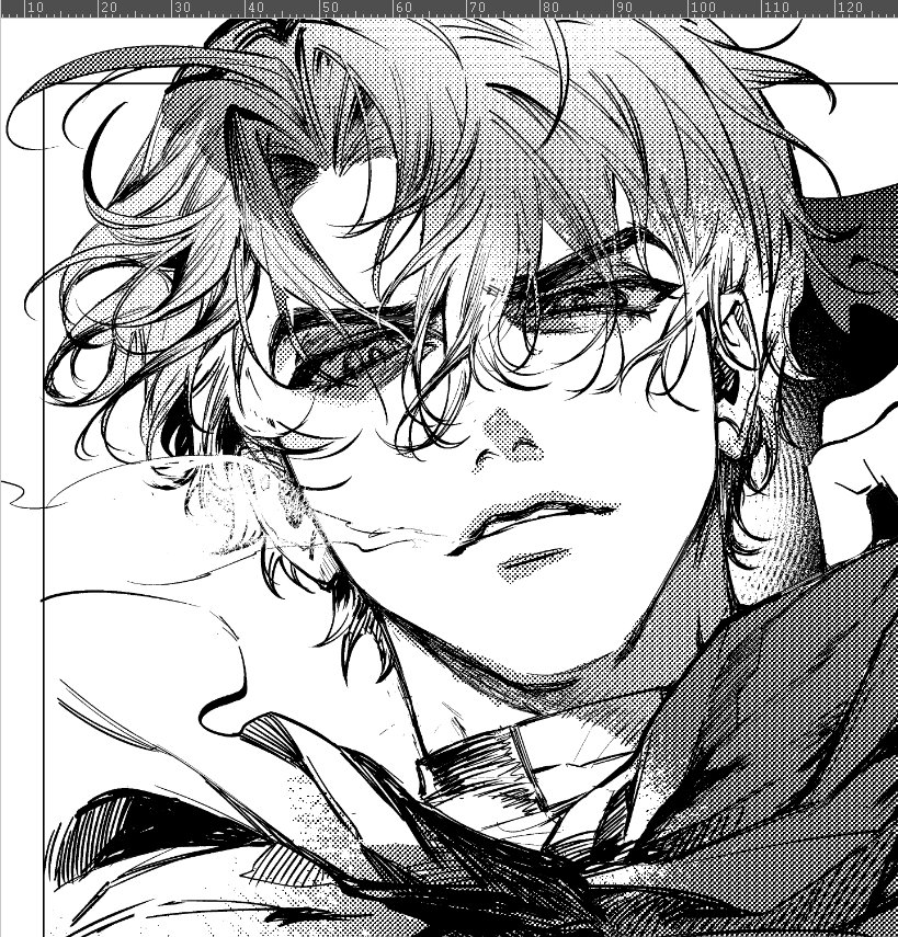 我就是为了这张脸画了三十多页