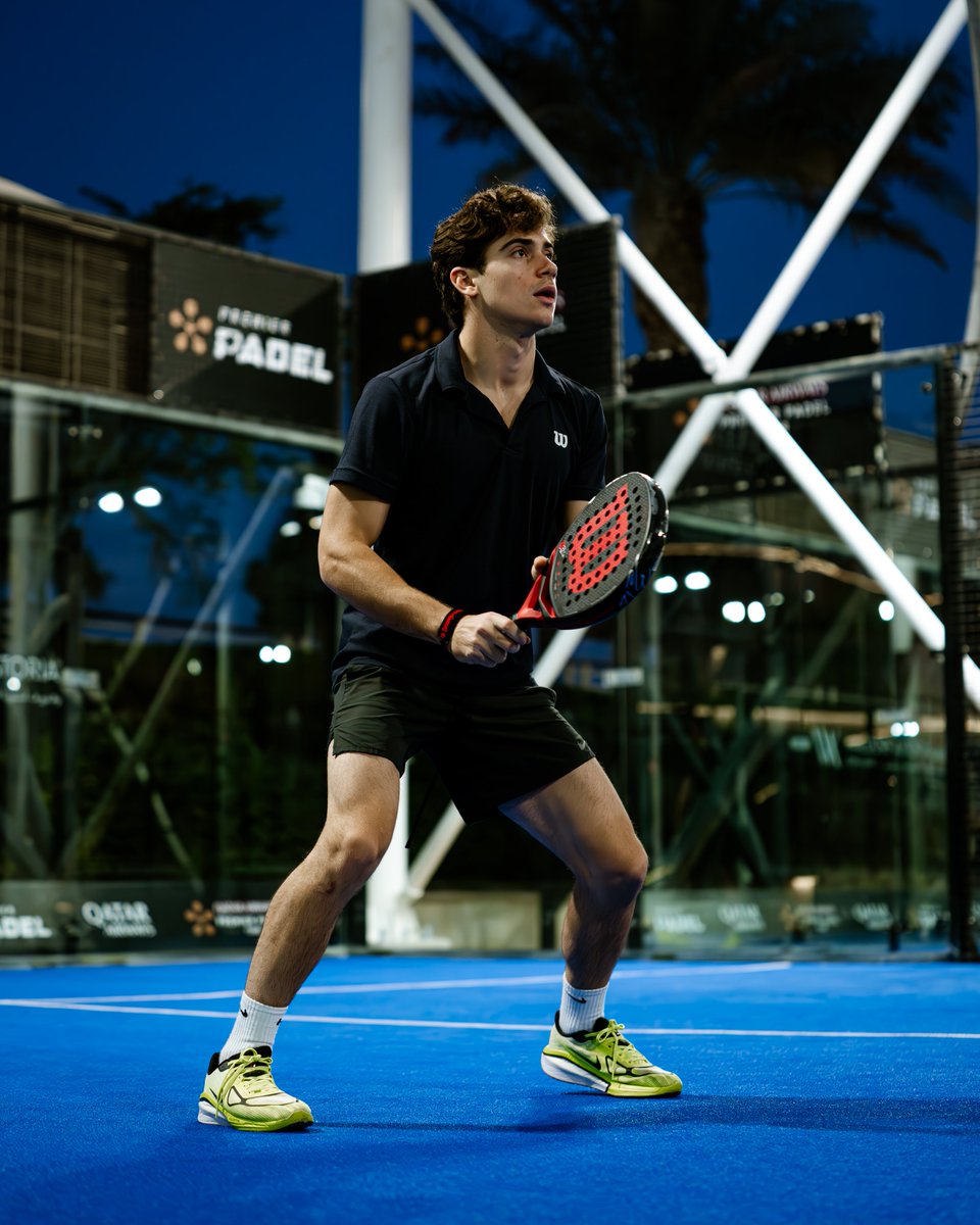 Infinite 𝙖𝙪𝙧𝙖 from the track to the padel court ahead of the #QatarGP 🏎️🇦🇷🎾🇶🇦 <a href="/FranColapinto/">Franco Colapinto</a> 

#PremierPadel