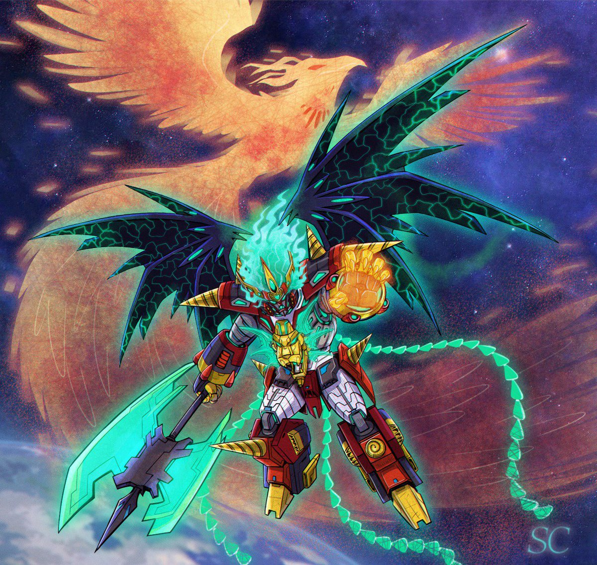 scarletteart1's tweet image. new creation for my client, but more than a friend, Cybercooler

#gaogaigar #getterrobo #KingOfBraves #mechaart #ocs #animemecha #genesicgaogaigar #mechafusion #artistoninstagram #mechadesign #robotart #animeartwork #commissionart #myartwork #digitalart #myart #digitalart