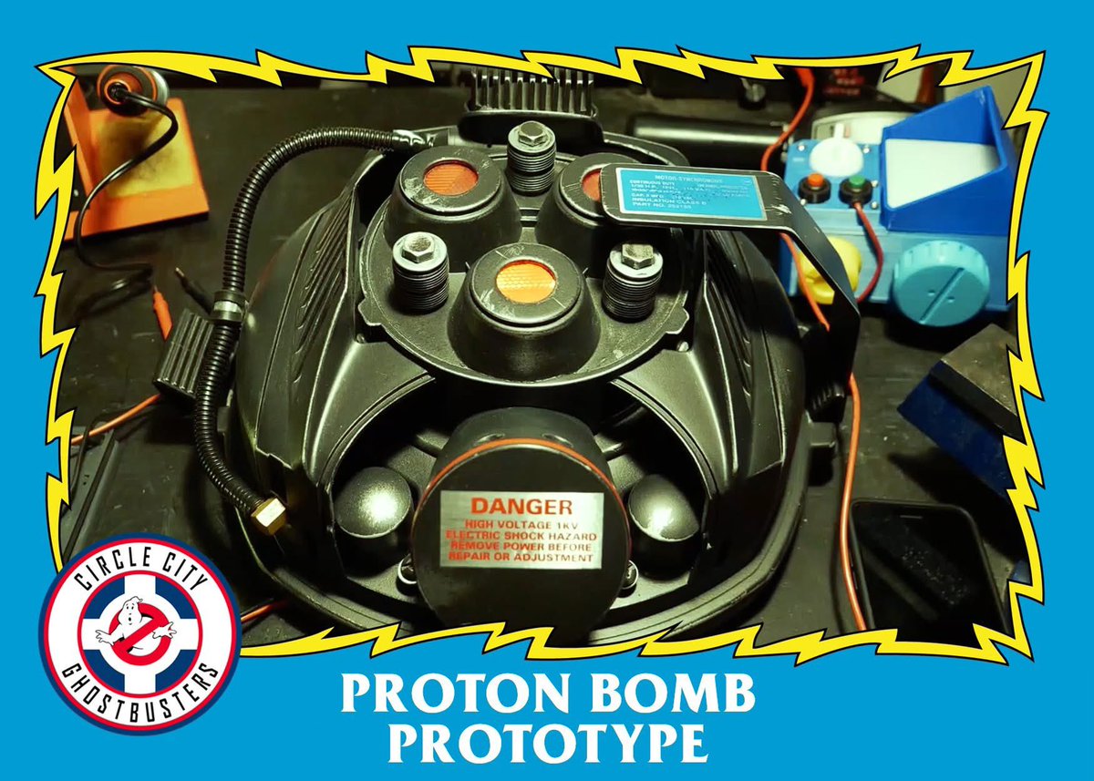 CCGhostbusters's tweet image. Proton Bomb aka Ecto-Bomb, Doomsday Device 
Dimension of Origin: 68-F 
Model: Spengler/Farnsworth Prototype

Power ●●●●●
Handling ●●○○○ 
Heat Generation ●●●●●
Weight ●●●●● 
Durability ●●●●● 

More Info: gear.ccghostbusters.com

#TechnologyTuesday