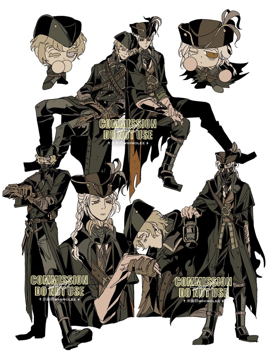 #bloodborne #originalcharacters #commissions 
Bloodborne oc sketches