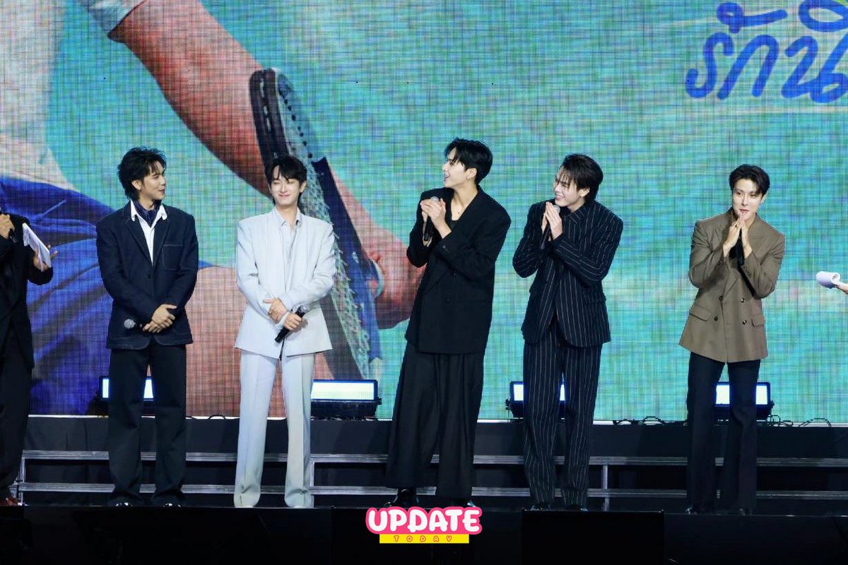 Update__today's tweet photo. "Match Point รักนี้ต้องเสิร์ฟ"  แสดงนำโดย "เตโช - ปิง". ในงาน GMMTV2026 MAGIC VIBES MAXIMIZED✨

#GMMTV2026
#PingKrittanun #teshow
#UPDATETODAY #ข่าวบันเทิง https://t.co/D8ytxZrl7C