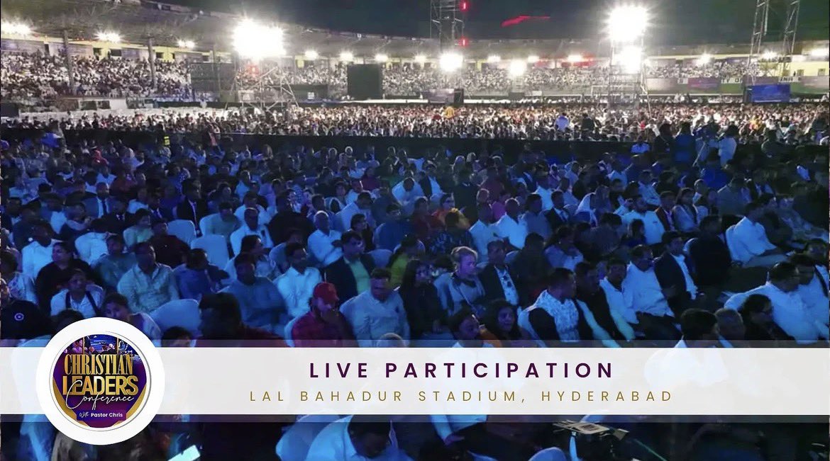 therealgblessed's tweet image. Loveworld nation!
The pictures from the ongoing Christain leaders conference in INDIA 🇮🇳 WITH PASYOR CHRIS

PASTOR CHRIS , worth hearing!!!!