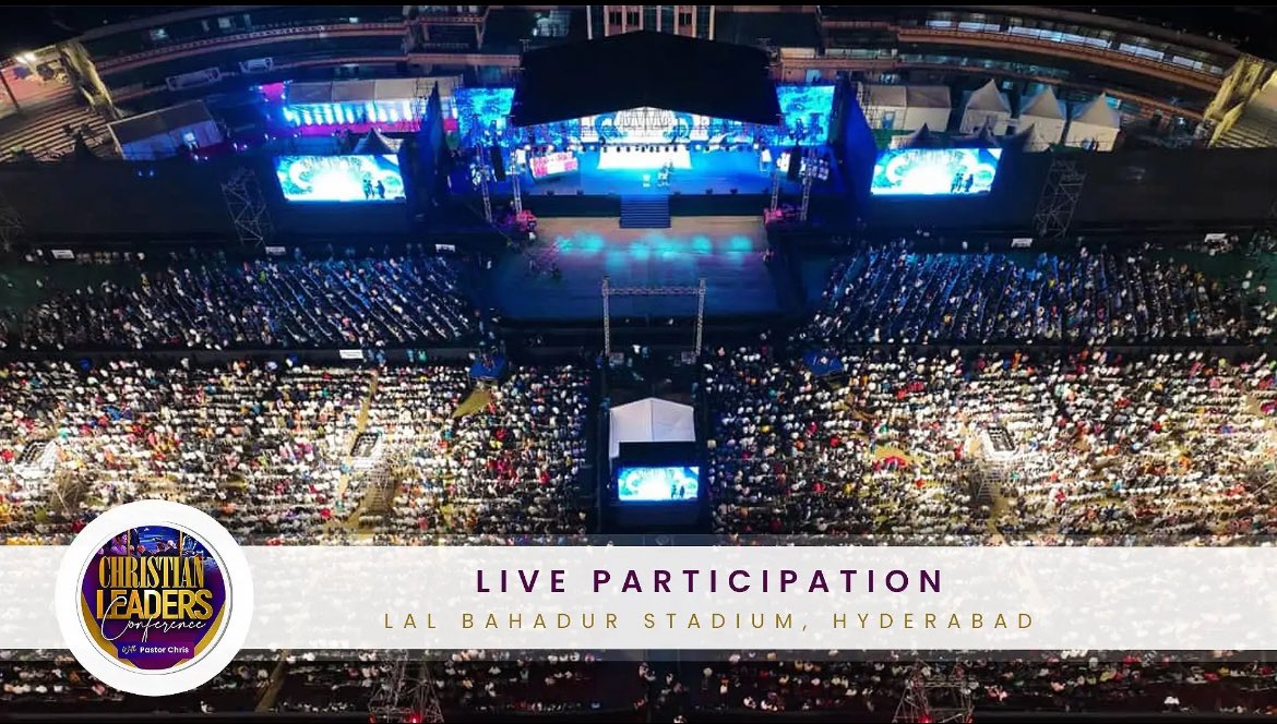 therealgblessed's tweet image. Loveworld nation!
The pictures from the ongoing Christain leaders conference in INDIA 🇮🇳 WITH PASYOR CHRIS

PASTOR CHRIS , worth hearing!!!!