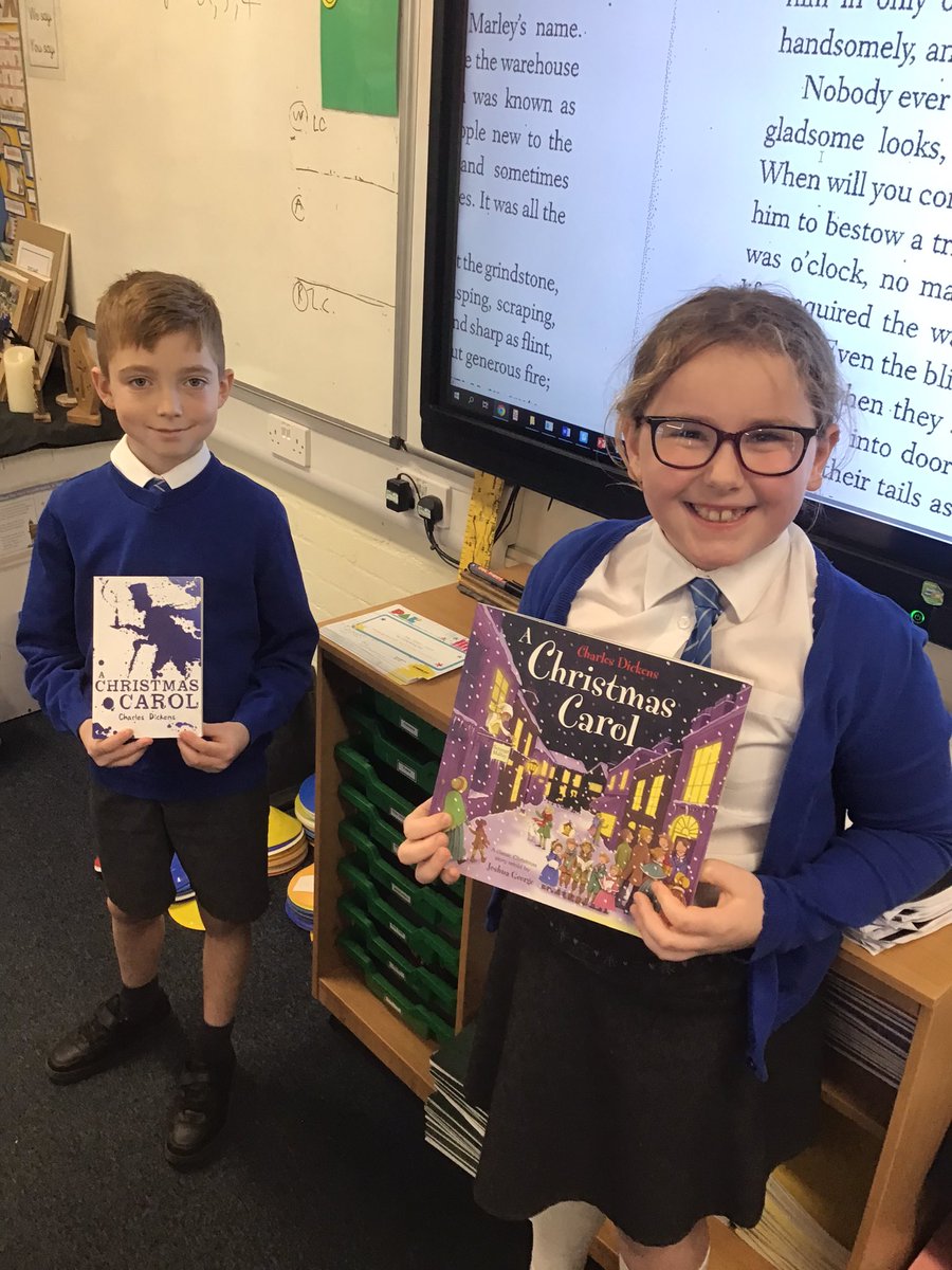 Two of our pupils were inspired to bring in their own versions of A Christmas Carol.