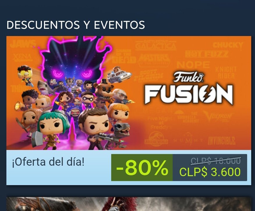 Chrono_McCoffe's tweet image. No he visto a nadie comentarlo así que supongo que poca gente se ha percatado. Pero quiero que sepan que el maravilloso Funko Fusion está en descuento y uno muy bueno además.