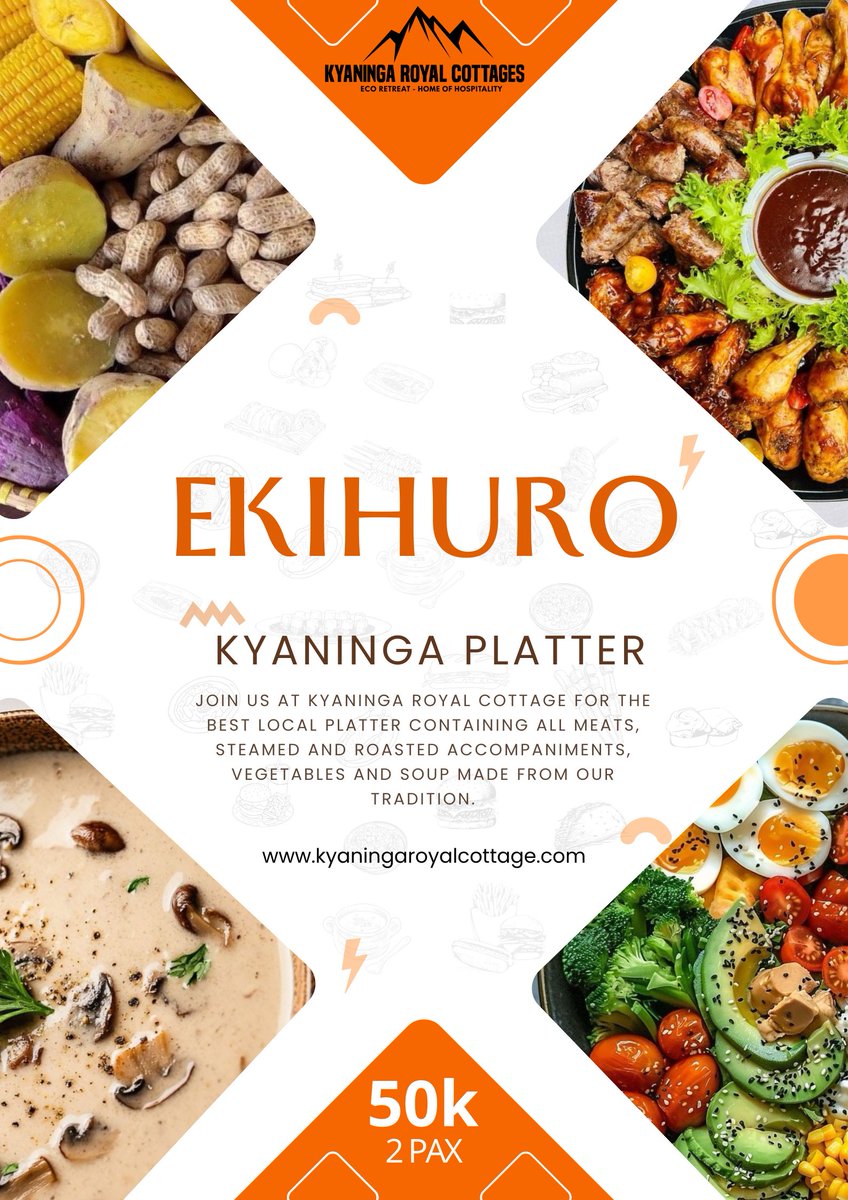 kyaningaRoyal's tweet image. Taste the true flavor of Tooro traditional foods with our Ekihuro- Kyaninga Platter. Fresh, local, and unforgettable.
#ugandanfood #fortportal #toorokingdom