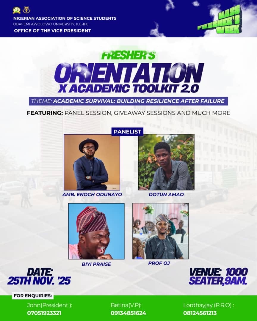 nass_oau's tweet image. Day3 Done🥳

#Freshersweek2025 #NASSOAU #IFE
