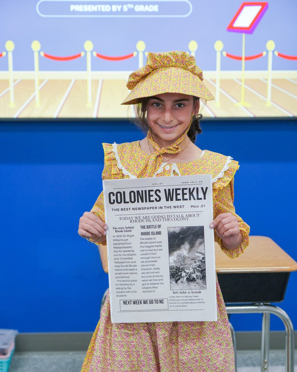 charchristiannc's tweet image. Fifth graders took part in a gallery walk presentation called the Colonial Museum Exhibit! Each student selected a colony to research, exploring how the American Revolution influenced their chosen colony. 🏛️🗽📚 #ccsKnights #AmericanHistory🇺🇸 #LearningisFun