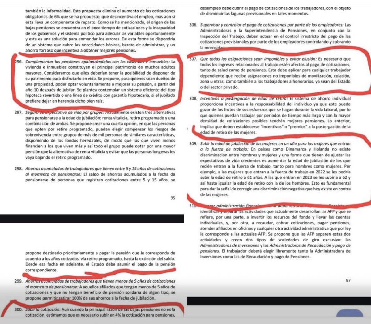 p4purrip0p's tweet image. Leyendo el programa de Kast: sube la cotización de los trabajadores, vuelve la idea de hipotecar jubilaciones (rechazada incluso por la derecha) y todo ingreso será cotizable, incluidos bonos, colación y locomoción. Incluso honorarios. También subirá la edad de jubilación.