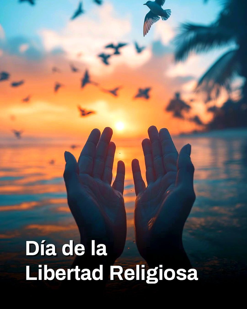 PatyGallardo's tweet image. 25 de noviembre día de la LIBERTAD RELIGIOSA
Fecha importante porque en Argentina están permitidas y aceptadas todas las religiones; existe verdadera libre expresión de culto.
✝️☸️✡️🕉🔯🕎☮️☪️☯️
Celebro la  #libertad #religiosa y #espiritual 
#DiadeLibertadReligiosa