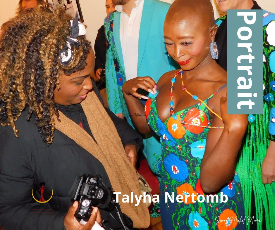Portrait de Talyha Nertomb atelier Gustave Artrip sous la délégation de @marlenehue