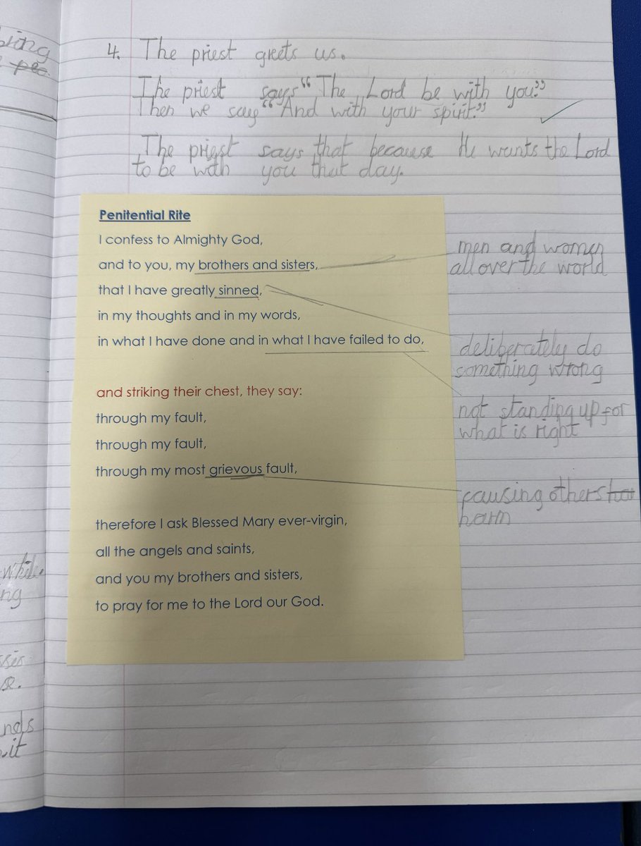 A beautiful Collective Worship planned and led independently and so confidently and reverently by one of our Year 3 pupils. We used this to reflect and make links between the ways that we Gather for Collective Worship and the celebration of mass.