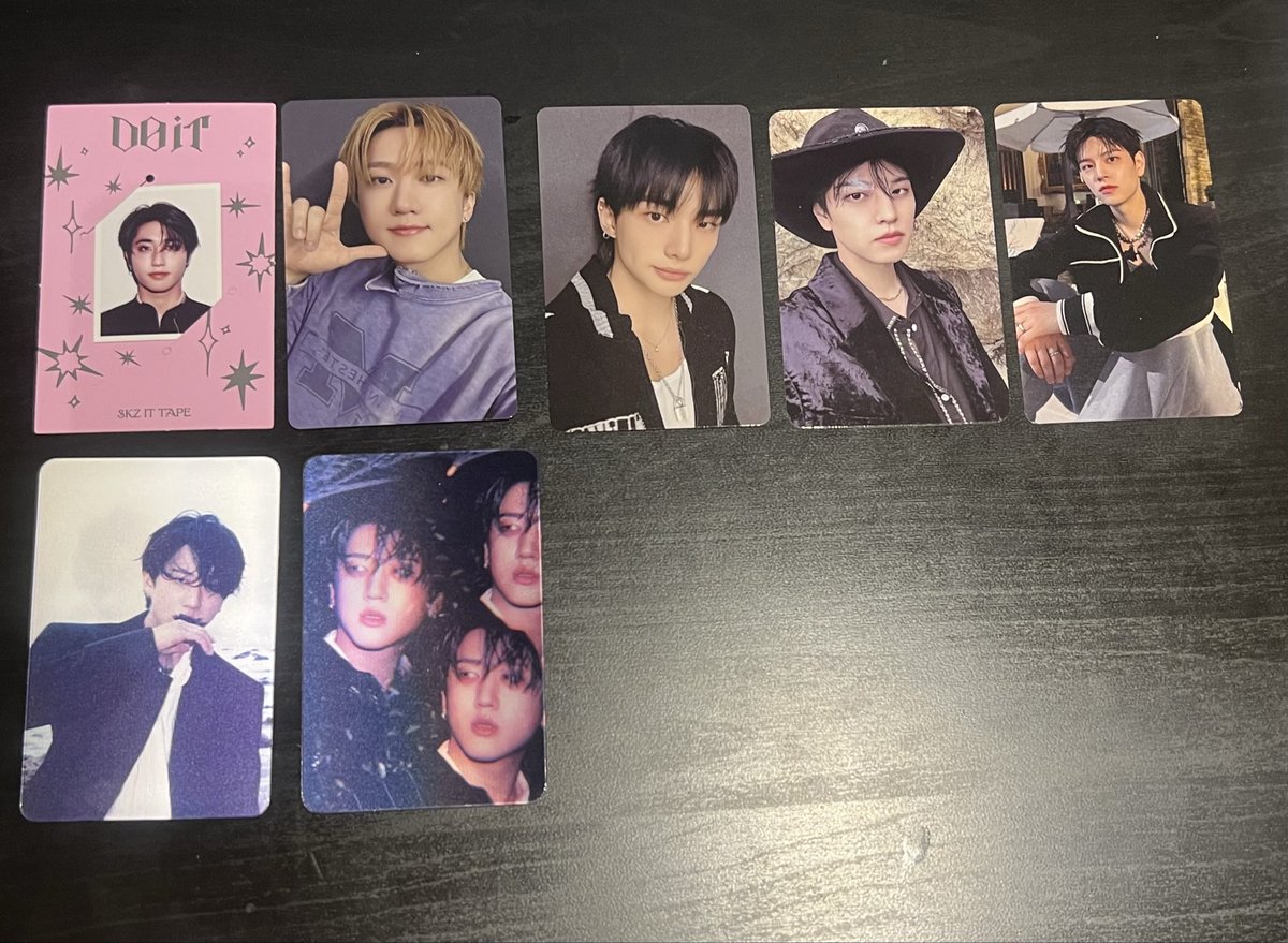 aaaabbeeeeeee's tweet photo. StrayKids スキズ DOIT 交換
HMV ラキドロ 特典 トレカ A  accordion フォトボード ID

【譲】チャンビン ハン ヒョンジン フィリックス スンミン 🐖🐇 🦙 🐿 🐥 🐶

【求】 🐰 リノ （トレカは異種交換も可）

都内手渡し、郵送も可能です。
お気軽にお声掛けください。 https://t.co/JC6wxWMmjk