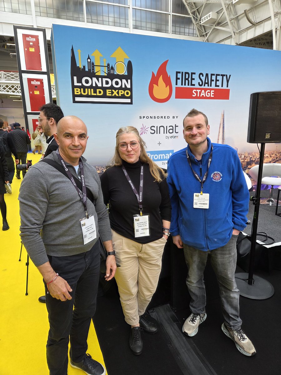 Spent the day at London Build diving deep into fire safety, new systems, and smarter solutions.
Good people, strong ideas, and a few thrones along the way 👑🔥
#LondonBuild #FireProtection