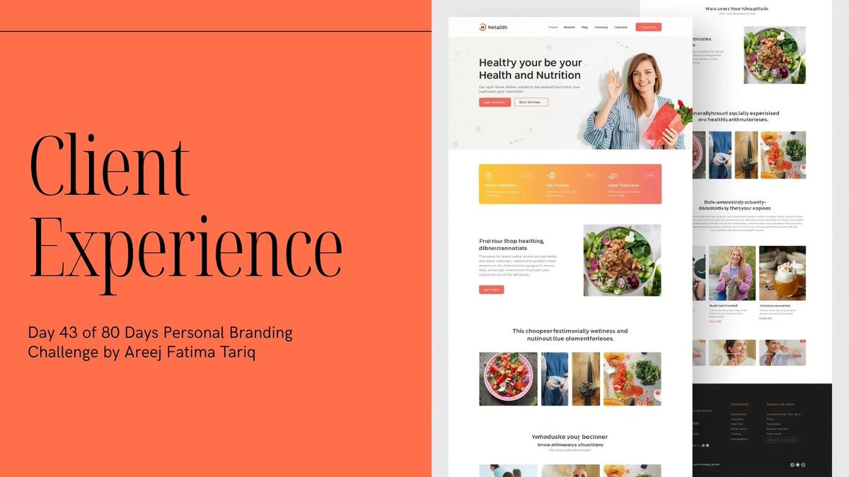 areejfatima48's tweet image. Day 43 ✅
Improved my client onboarding today—clearer steps, smoother communication.
Design isn’t just visuals, it’s experience. 💻✨
Day 44 coming soon 🚀

#WordPressDesigner #WebDesign #BrandingJourney