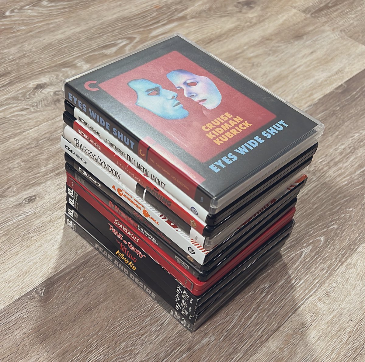 Eyes wide shut acquired, gotta hit em with that Kubrick stack