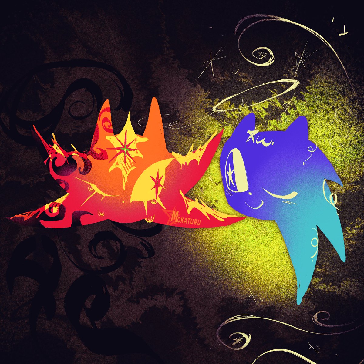 mokaturu_MJ's tweet image. “You Are the Light in My Darkness“

✨💫🌌

#sonadow #shadonic #sonicfanart