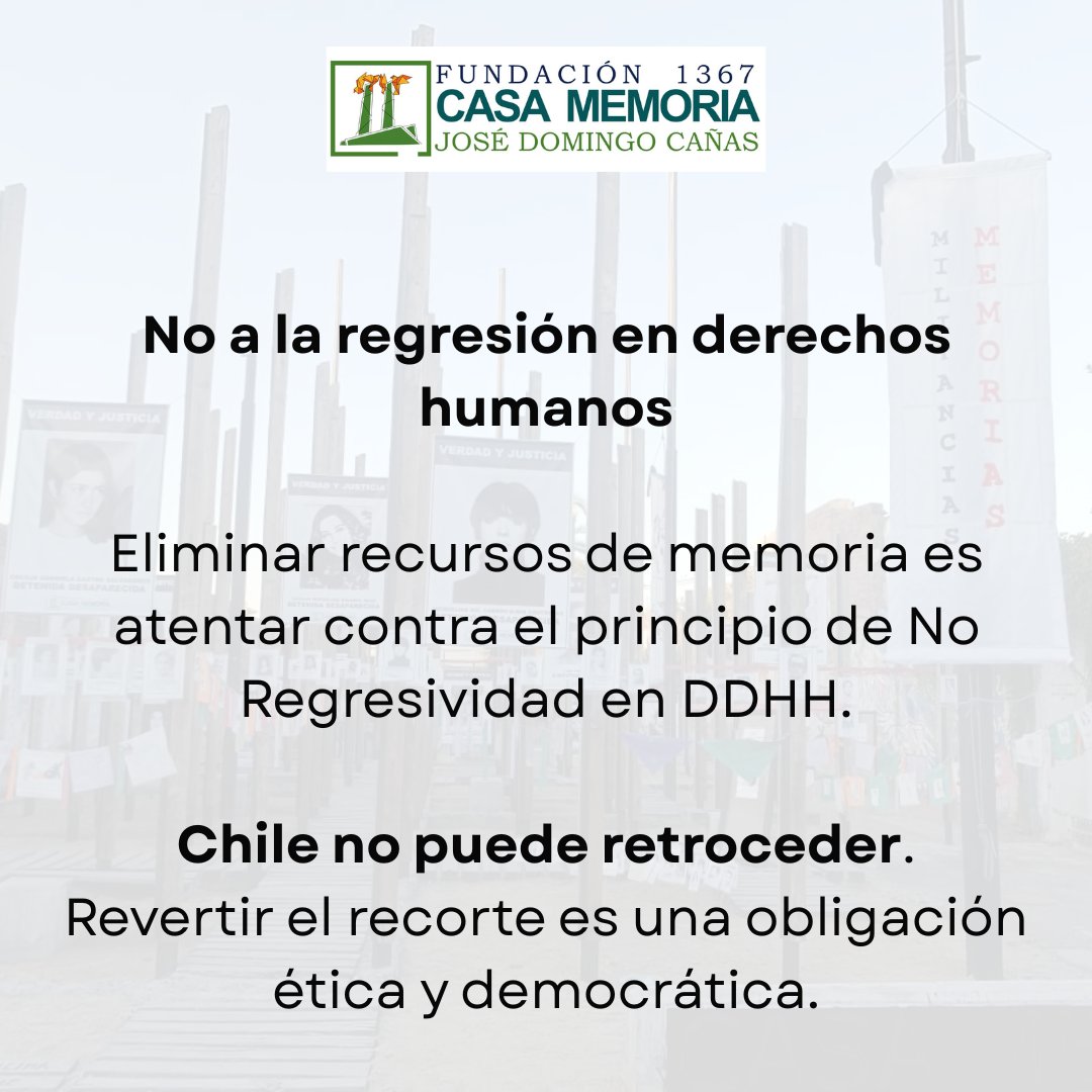 casa_memoria's tweet photo. #MemoriayDDHH
#NoRegresividad https://t.co/uOeSEWjxzJ