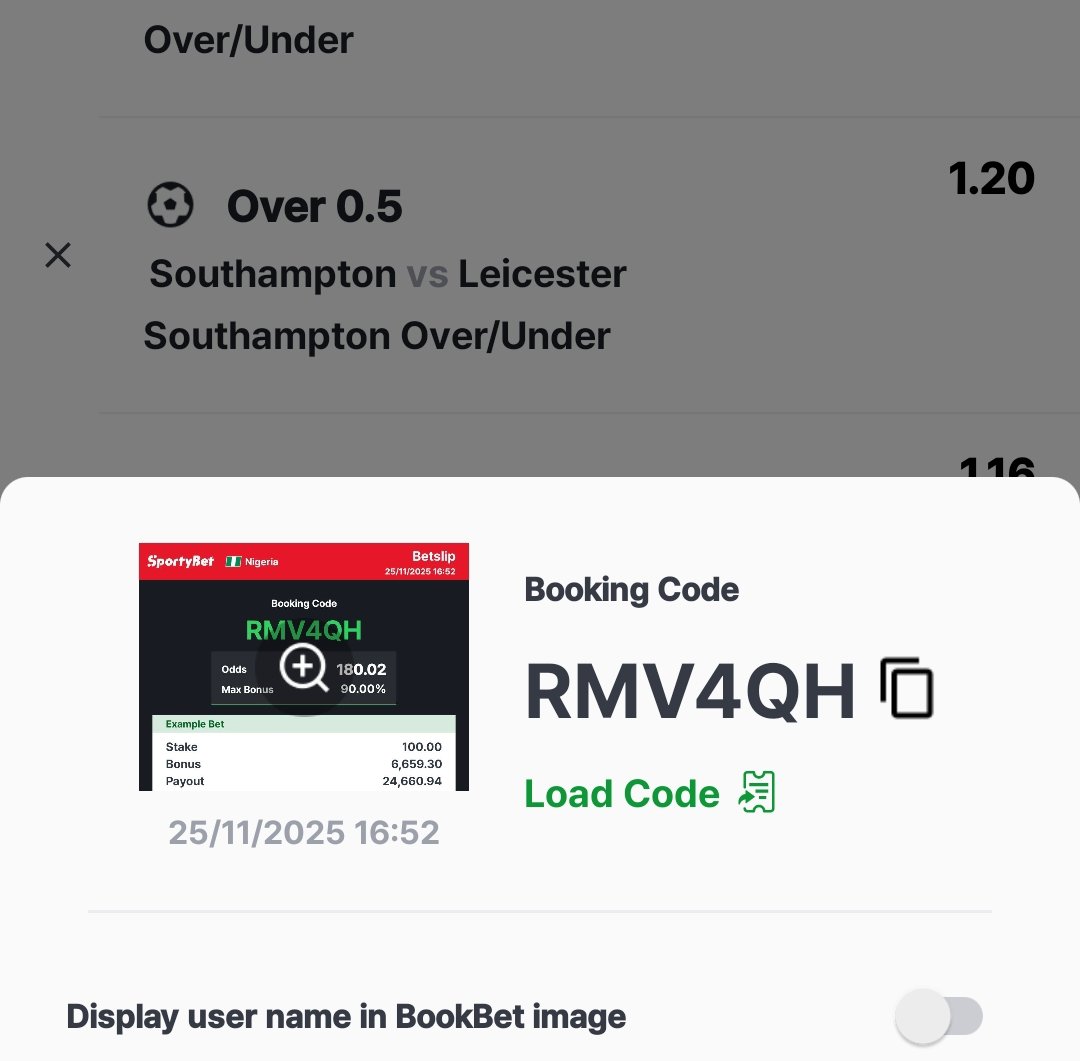 RMV4QH - 180 Odds 🤞.