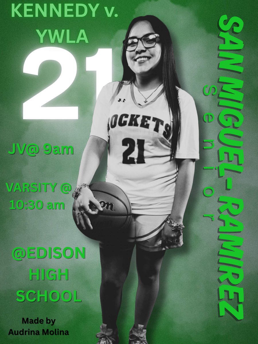jfk_gbball's tweet photo. 🚨GAME DAY!🚨

🆚 YWLA
⏰ 9am | 10:30am
📍 Edison High School 
📸 @Audrinamolinaa 
#226Hoops #GoRockets https://t.co/BQY2frKxLb