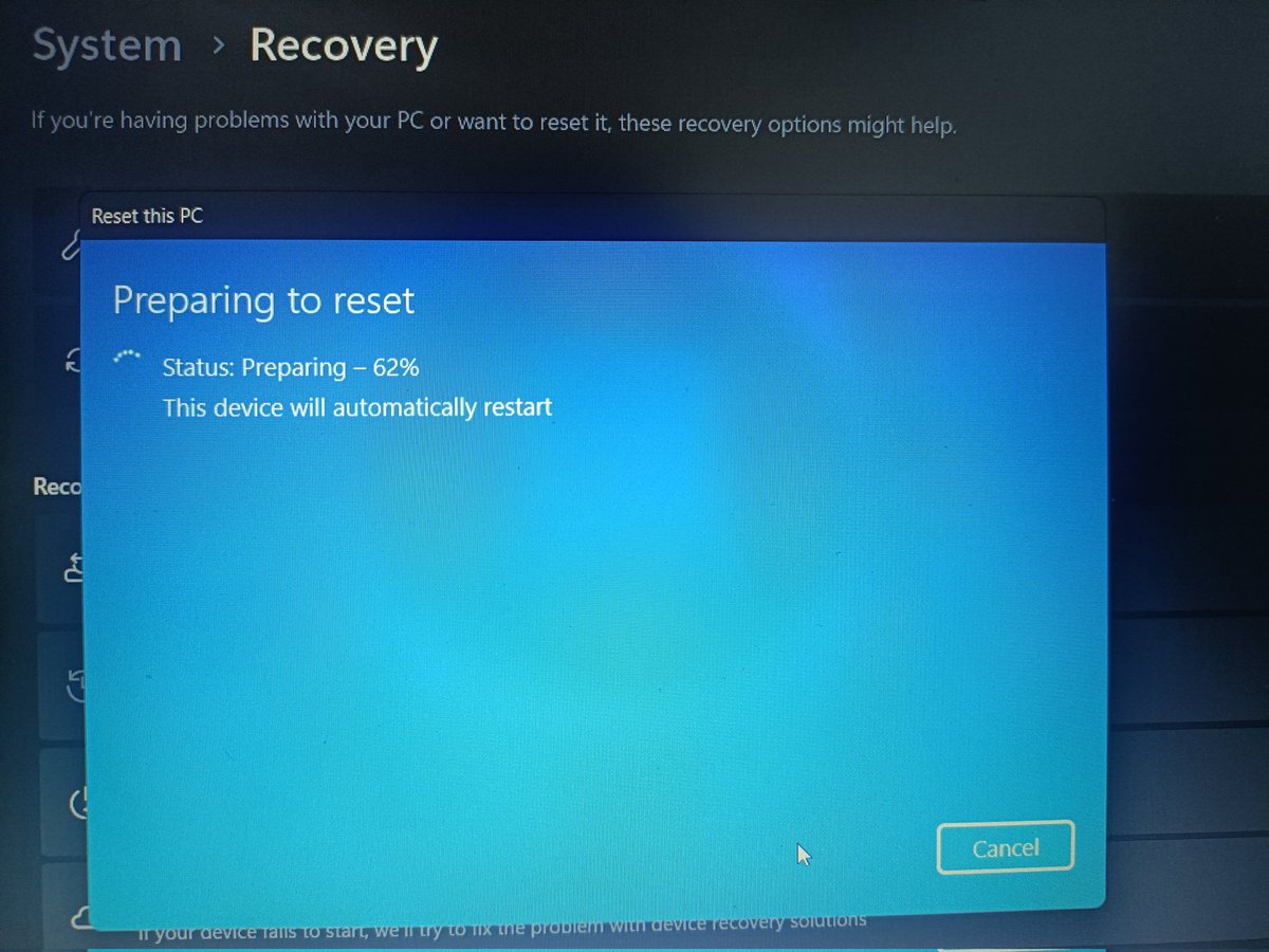 neuralxr's tweet image. Factory reset last option ✅