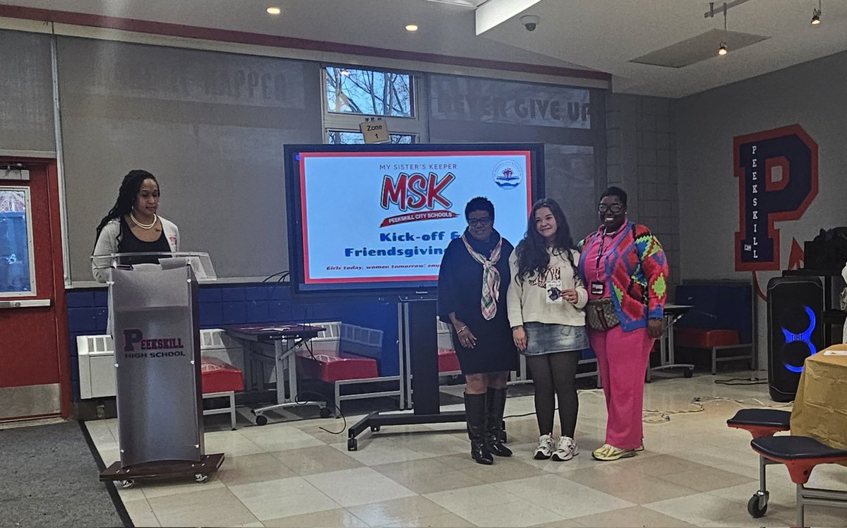 DrMauricio's tweet image. Excited to combine our @PeekskillCSD  MS and HS initiatives uplifting our girls as  My Sister&apos;s Keeper.  Thank you Dr. Ferris, Dr. Daniels, Mrs. Reid and Ms. Johnson for leading the way forward!  Thank you Sorority and City leaders for pledging your support.  #mauriciosmoments