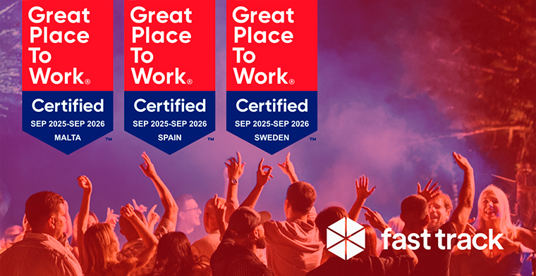 soloazarok's tweet image. Fast Track obtiene la cuarta certificación consecutiva de Great Place to Work® con un 91% en el Trust Index
soloazar.com/es/category/ga…  #FastTrack #GreatPlaceToWork #GPTW #CulturaLaboral #iGaming #SoloAzar #News