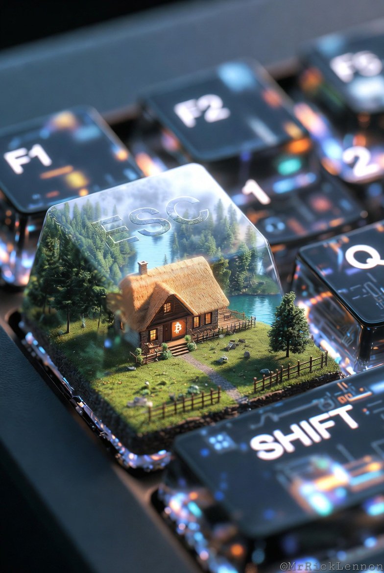 MrRickLennon's tweet image. Stack sats and escape the broken system!