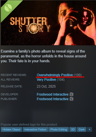 Frostwood Interactive | Shutter Story tweet media