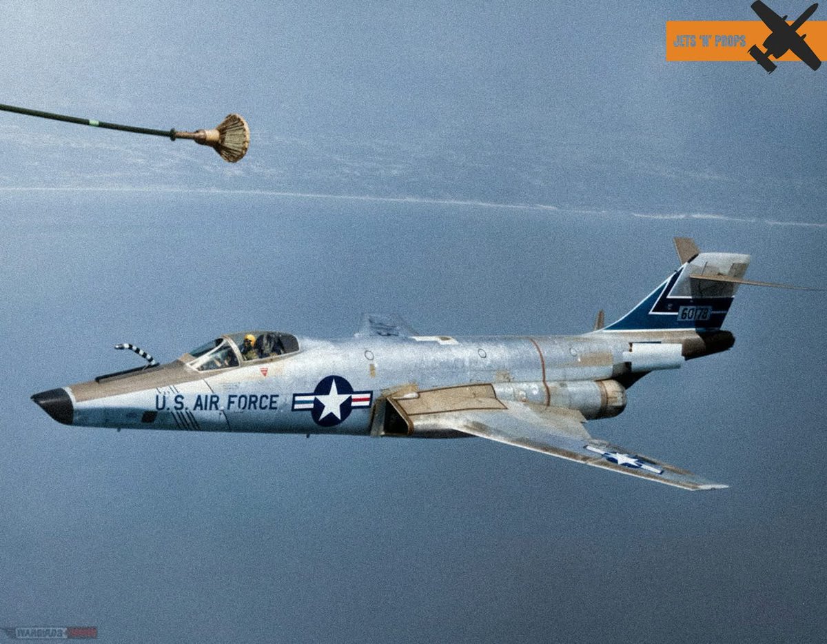 CcibChris's tweet image. RF-101 was the unarmed photo-reconnaissance variant of McDonnell F-101 Voodoo, used extensively by USAF during Cold War and early Vietnam War. It was fast, sleek, and one of first aircraft capable of sustained supersonic speed in level flight.