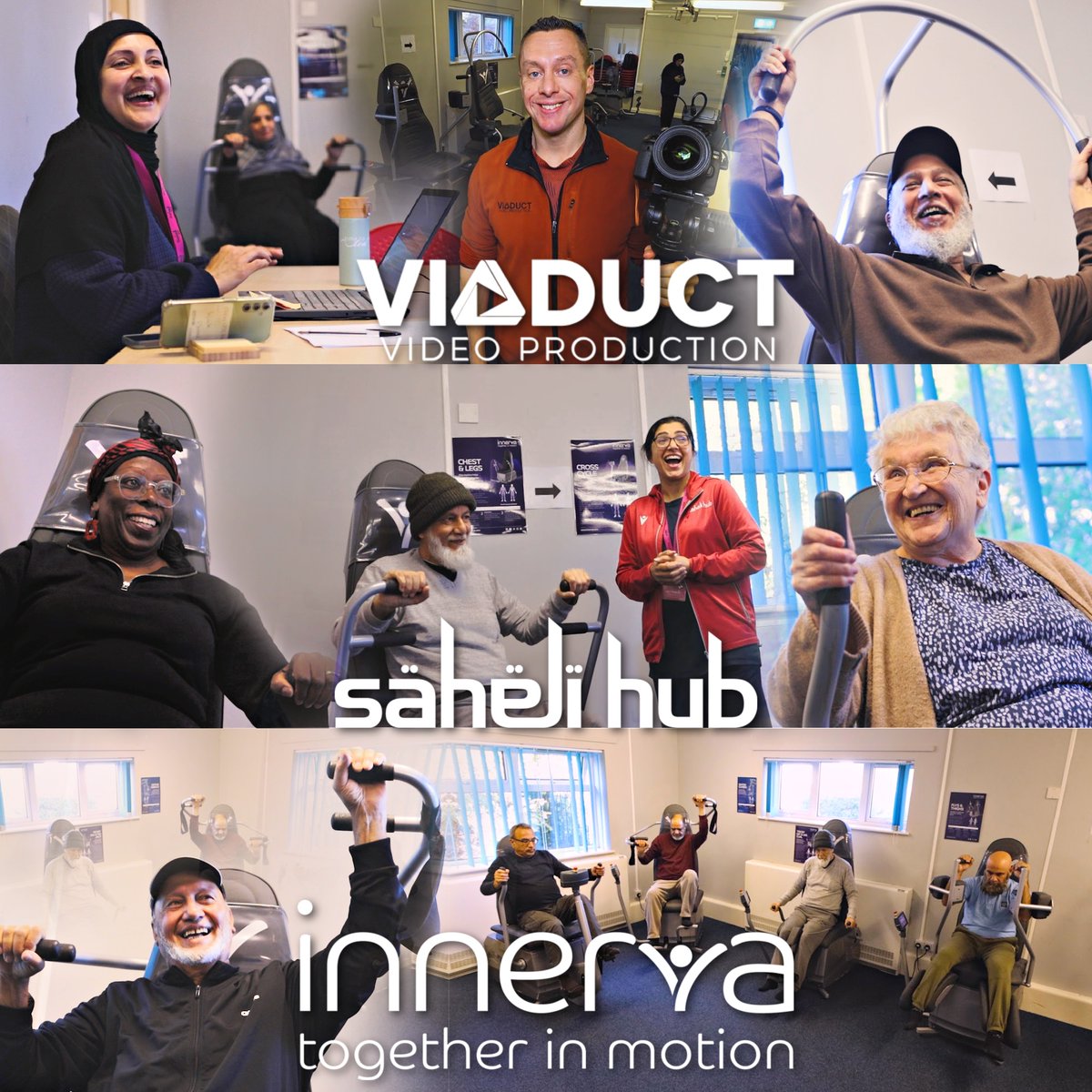 Tuesday in Birmingham filming ten testimonials for Innerva #lovewhatyoudo #birmingham #innerva #rehabilitation #movemore