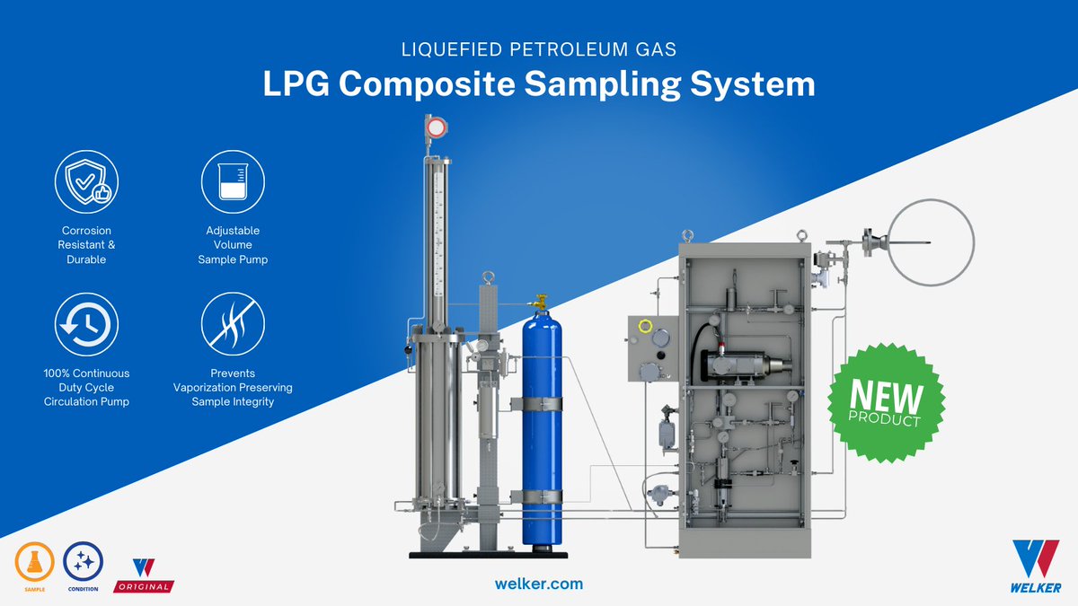 Meet the LPG Composite Sampling System!

Built to stay calm, cold &amp; consistent under pressure.

✅ Continuous cold temp circulation
✅ Nitrogen purge streamlining maintenance &amp; upkeep
✅ Low flow &amp; low pressure optimization

Learn more: welker.com/lpg-composite-…

#LPG #Welker