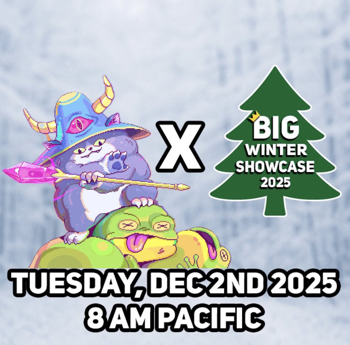 Catch #WIZARDCATS in the Best Indie Games Winter Showcase 2025‼️🔥