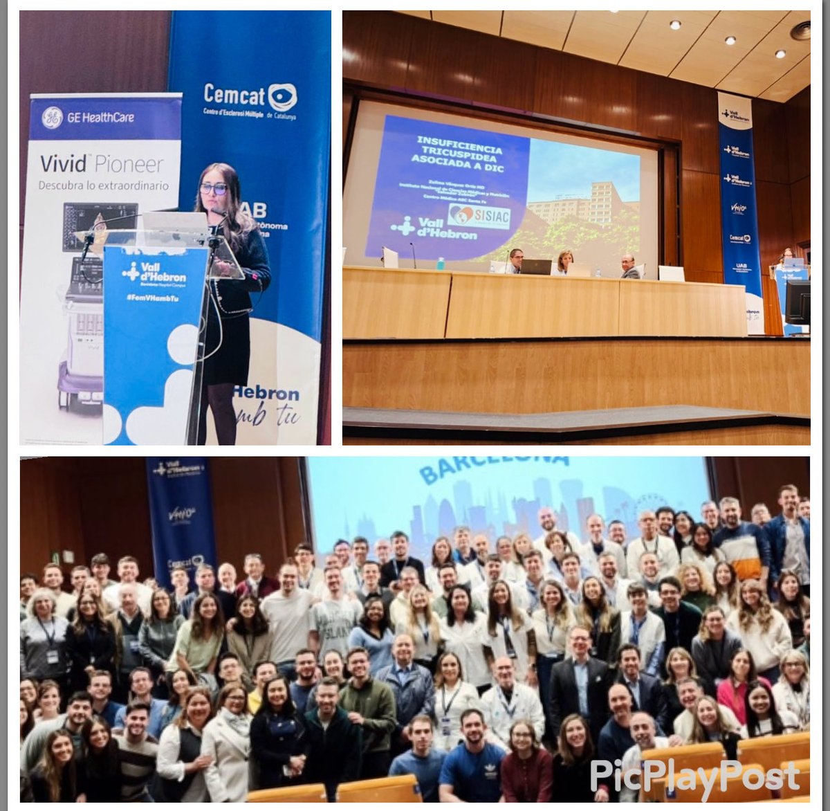 Muy emocionada de haber participado en el mejor congreso de habla hispana en imágenes cardíacas ! Gracias 🙏🏻 <a href="/JRodriPalomares/">José F. Rodríguez Palomares</a> por la invitación y la confianza académica ! Gracias a todo el equipo del H Vall d’Hebron , por su hospitalidad y su amistad ! Imperdible el próximo
