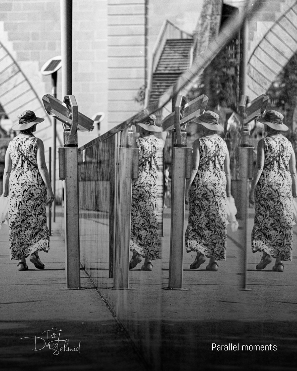 dschmidphoto's tweet image. Photography captures a rhythm, a pattern, and the feeling of time passing. In black and white, reflections feel almost cinematic, like parallel versions of the same moment coexisting. 💖

#FilmPhotography #FilmIsNotDead #Analog #BlackAndWhitePhotography