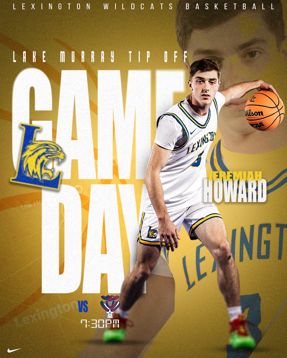 GameDay! 
Wildcats vs ALA - 7:30pm
🏀Lake Murray Tip-off
📍Lexington High School
⏰7:30pm