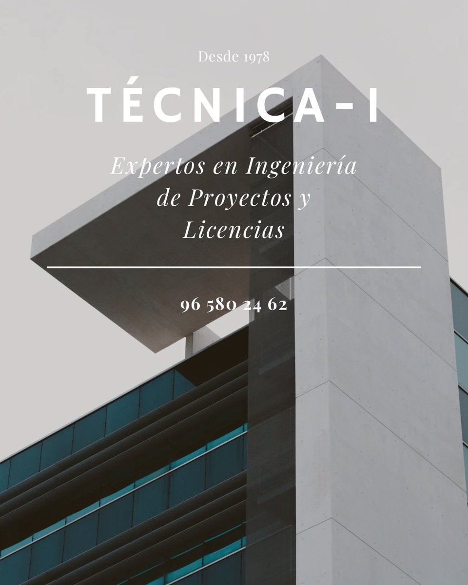tecnica1_ing's tweet image. Técnica-1, es una oficina técnica especializada en el sector de la ingeniería industrial. 

Gracias a nuestra dilatada trayectoria y cualificación, podemos abordar cualquier tipo de proyecto, garantizando su calidad y profesionalidad.
•
•
•
#oficinatecnica #oficinadeproyectos