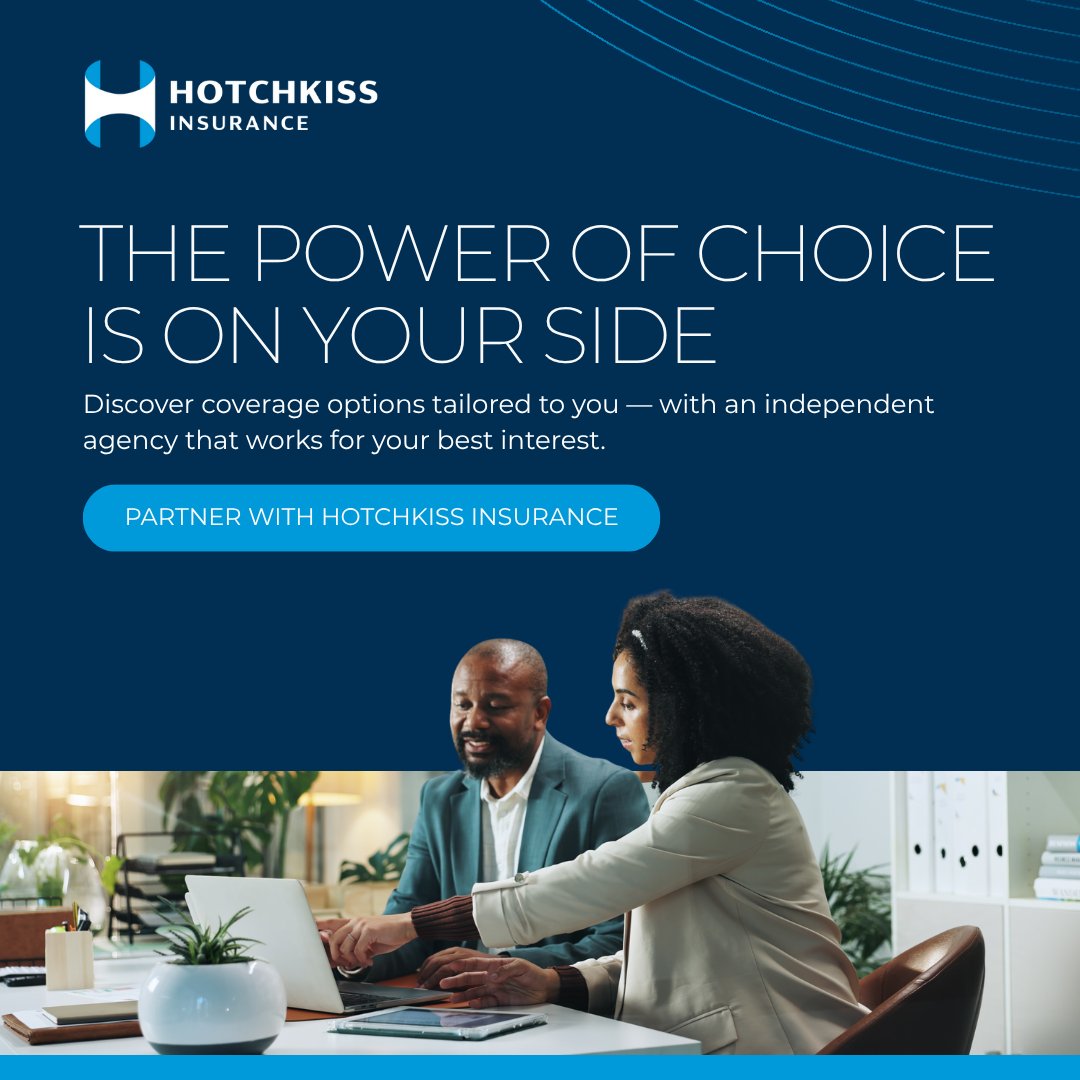 hiallc's tweet image. Insurance shopping can be tricky — but having options makes it easier. 🙌

As an independent agency, we work with top carriers to find coverage that fits you.

Get expert advice and real choice. 👉 hotchkissinsurance.com

#IndependentAgency #InsuranceOptions #HotchkissInsurance
