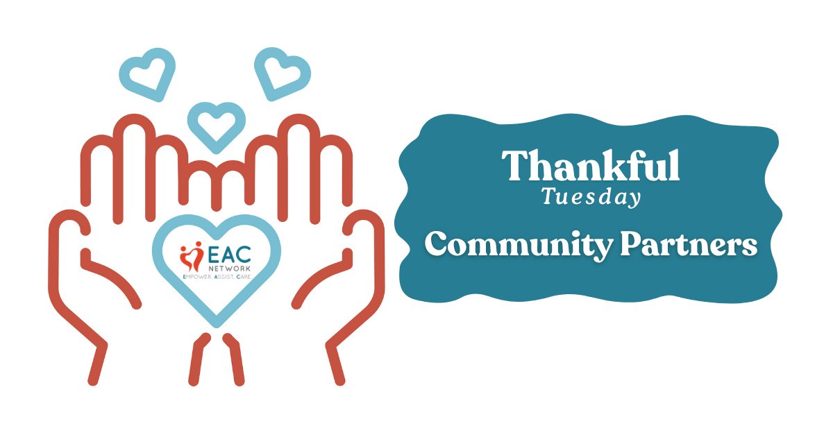 EACNet's tweet image. #ThankfulTuesday: #CommunityPartners 🤝

We’re grateful for the local businesses and organizations that share our commitment to making a difference.

Interested in becoming a community partner? Learn more &amp;amp; contact us: bit.ly/4qaTwyF 

#TogetherWeAreStronger #EACNetwork