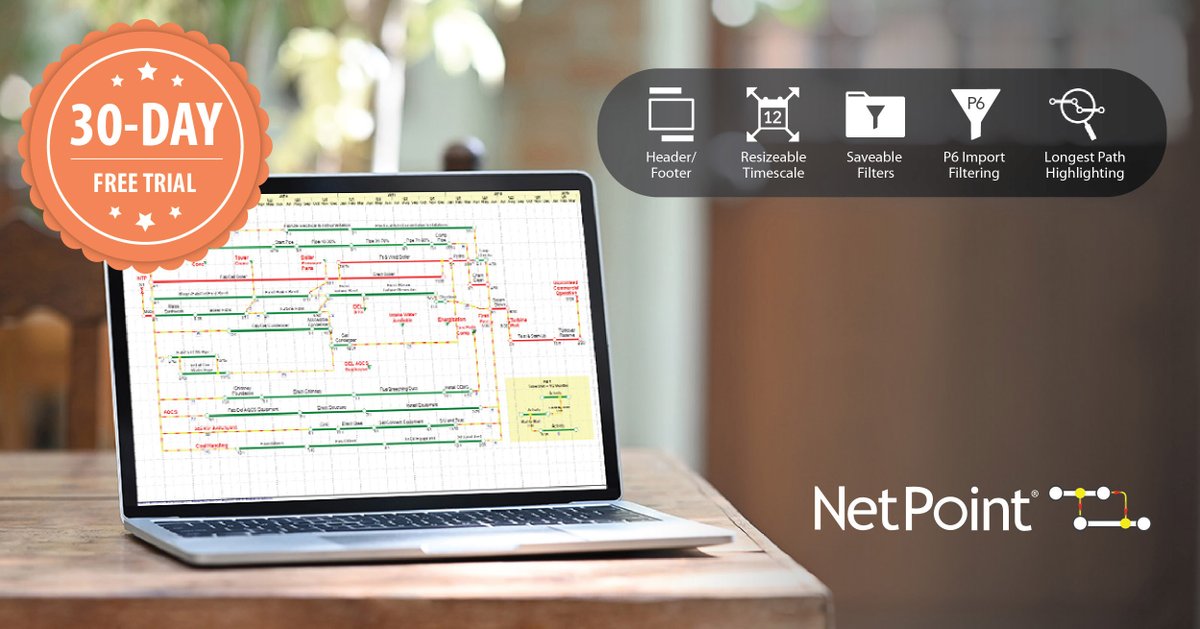 NetPointPlan's tweet image. Transform your #ProjectSchedule with real-time results using #NetPoint. Experience the benefits firsthand with a free 30-day trial. Start now: bit.ly/4p0iIGJ
