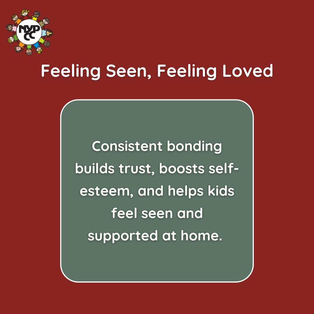 NYPCC1's tweet image. This week’s #TeachableTuesday is about Strengthening Family Connections. Share meals, walks, or game nights to nurture emotional security. 🏡 Strong bonds build trust and boost self-esteem. 💞 #NYPCC #CaringForTheCommunity #ParentingTips #EmotionalWellness #TeachableTuesday