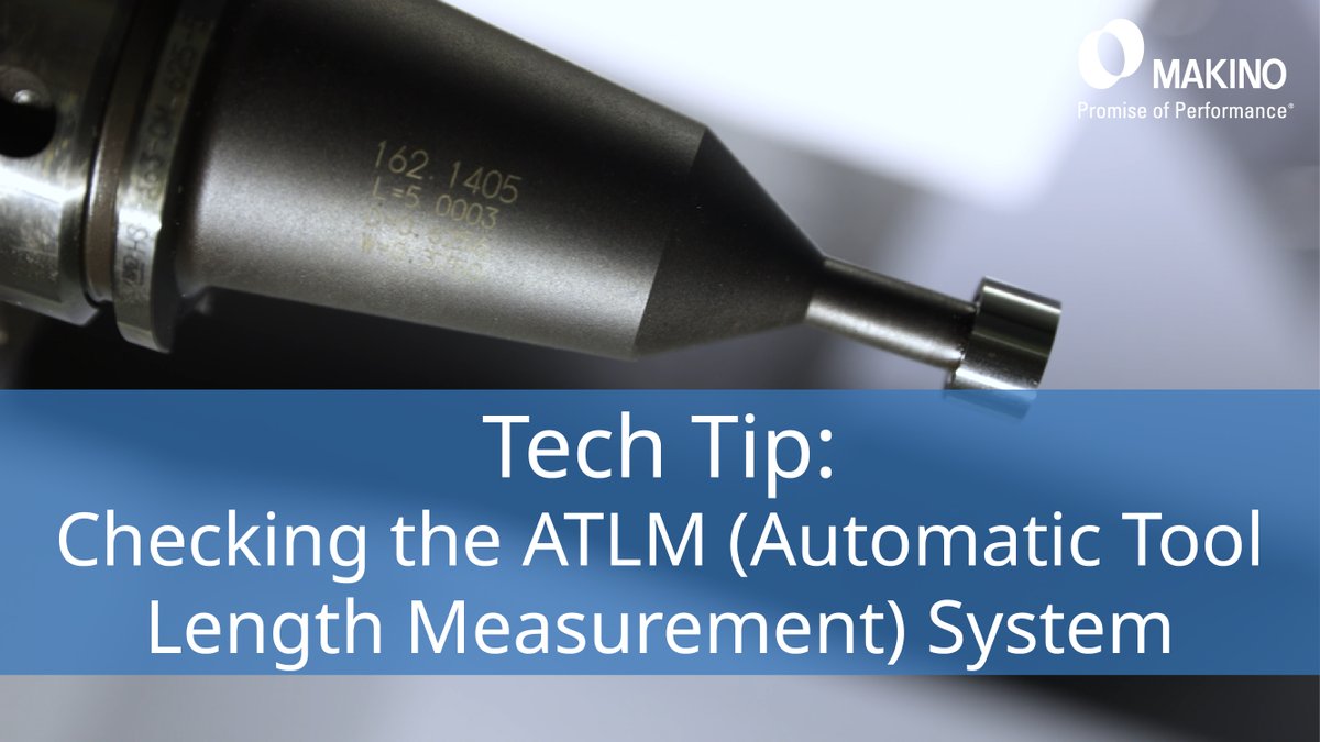 MakinoMachine's tweet image. #TechTip | Jump into this quick video to see how Makino’s Pro6 control’s Automatic Tool Length Measurement (ATLM) calibration can help you get the most out of your Makino machine while avoiding costly errors: sm.makino.com/l/1038193/2025…

@MakinoMachine #MakinoPro6 #MakinoDA300…