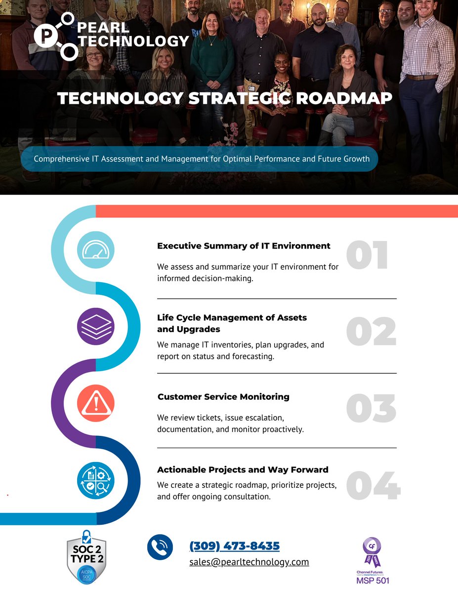 PearlTechnology's tweet image. If your business needs assistance with technology services, Pearl Technology offers a strategic roadmap. Contact us to see how we can help.

#Strategic #ITSolutions #PearlTechnology