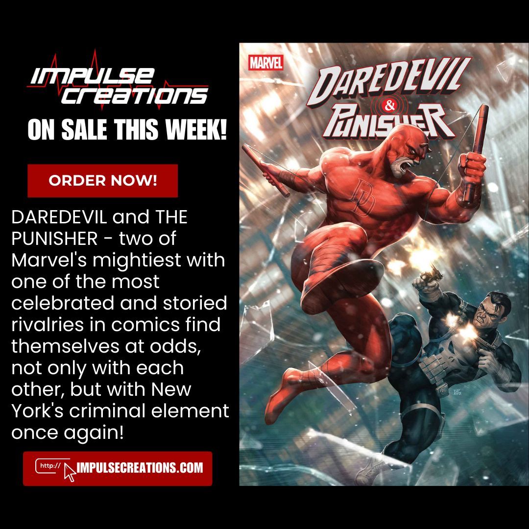 DO YOU HAVE WHAT IT TAKES TO PULL THE TRIGGER?
On sale this week!
impulsecreations.com/collections/ne… <a href="/jpalmiotti/">Jimmy Palmiotti</a> <a href="/Chris_Giarrusso/">Chris Giarrusso</a> <a href="/MarvelComicsHQ/">Marvel Comics</a>