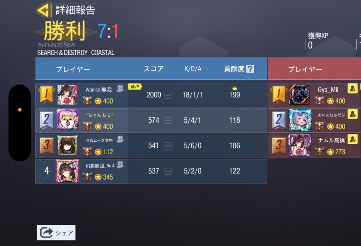 Vs GameYarou's

4-0 Win

対戦ありがとうございました🙇