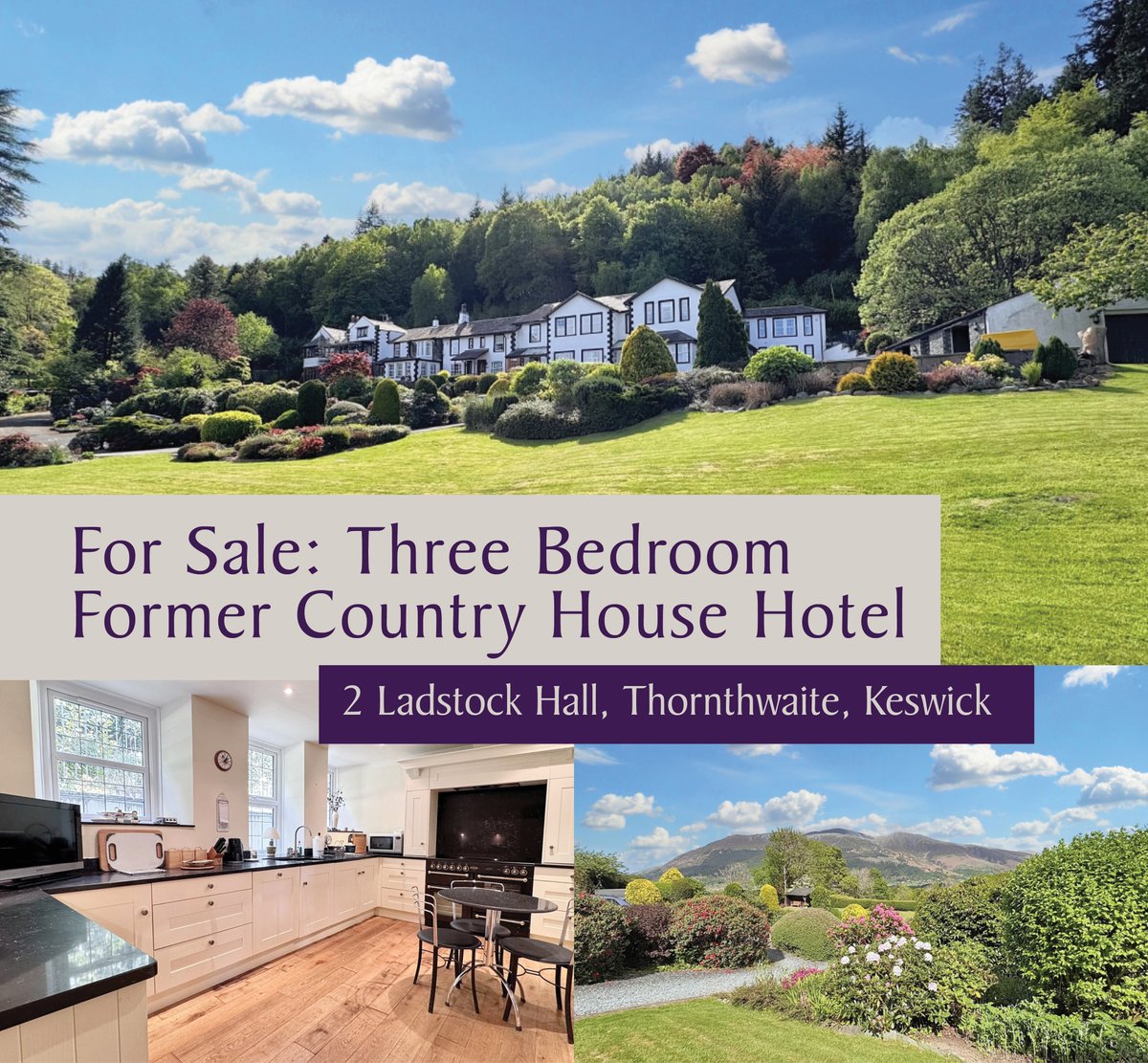 🏡 FOR SALE: Three-bedroom converted former Country House Hotel🏡

📍2 Ladstock Hall, Thornthwaite, Keswick

🌟 Stunning panoramic views of the Lakeland fells

Guide Price - £625,000

🔗 loom.ly/oynBImA

✉️ j.metcalf@edwin-thompson.co.uk
📞 017687 72988
#For