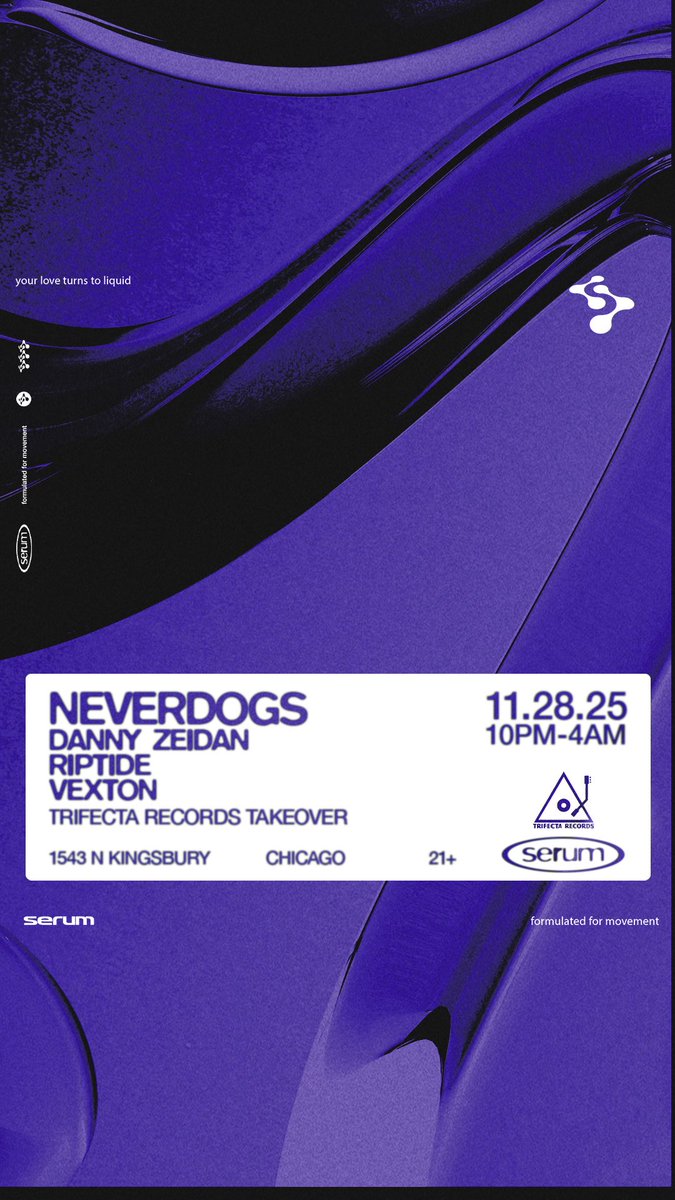 Imriptide's tweet image. double header coming up for Chicago this weekend!
Friday: on closing duties at @serumchicago for @neverdogsofc for high octane tech
I still have plenty of spots on my GL so shoot me a dm!
Saturday: going b2b with @Phlury to provide opening duties for @goosey_dj at @smokeand_chi